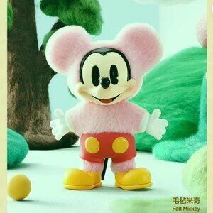FELT MICKEY Figurine - Boundless Creativity Series Authentic POPMART